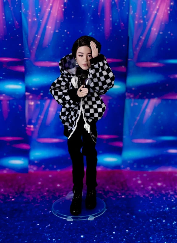 💙KPop BTS Ken Doll with chequered hoody