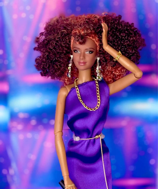 Fabulous Superstar Whitney Houston inspired OOAK Barbie