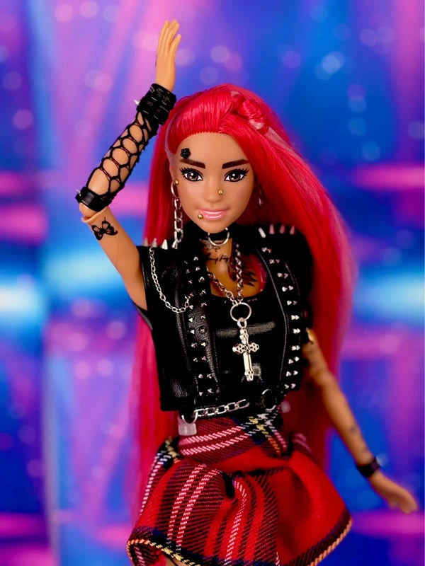 Stunning OOAK Alternative Punk Goth Made to be Real Barbie