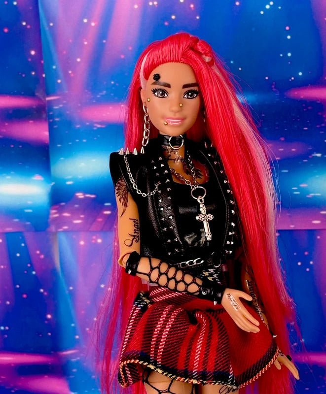Stunning OOAK Alternative Punk Goth Made to be Real Barbie