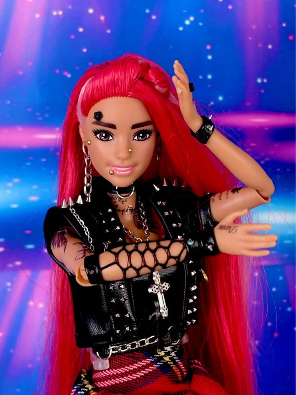 Stunning OOAK Alternative Punk Goth Made to be Real Barbie