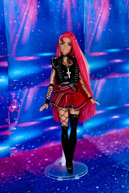 Stunning OOAK Alternative Punk Goth Made to be Real Barbie