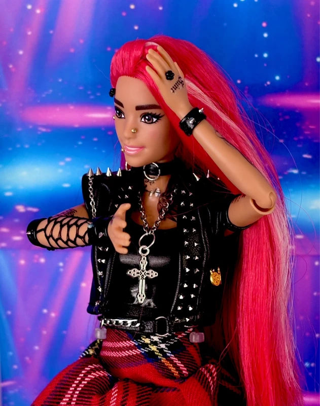 Stunning OOAK Alternative Punk Goth Made to be Real Barbie