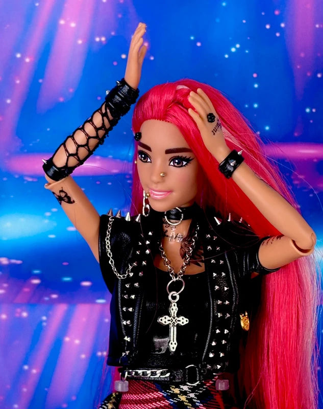 Stunning OOAK Alternative Punk Goth Made to be Real Barbie