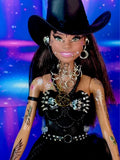 Cowgirl Punk Goth Barbie Doll